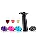 Vacu Vin Wine Saver Pump Black w/ 2 Gray & 6 Multicolor Vacuum Wine Stopper - Quality Airtight Seal for Opened Bottles to Keep Fresh Up to 10 Days - User-Friendly & Versatile