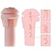 Male Masturbators Adult Toys Pocket Sex Toys for Male Zemalia Male Toys Discreetly Packaging(Black)