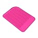 NX Heat Resistant Silicone Travel Mat for Curling Irons,Flat Irons Hair Straightener, Curling Wand, Makeup 9.0″ x 6.5″ (Mat, Pink)thumb 4