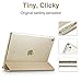 iPad Pro 10.5 Case, ESR Smart Case Trifold Stand with Auto Sleep Wake Function Microfiber Lining Hard Back Cover for Apple iPad Pro 10.5 inch(Champagne Gold)