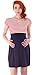 Simplicity Women's Maternity Summer Baby Shower Dress Short Sleeves, Red/White, One Size