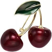 Amazon.com: Cute Cherry Brooch for Women Girls Corsage Brooches