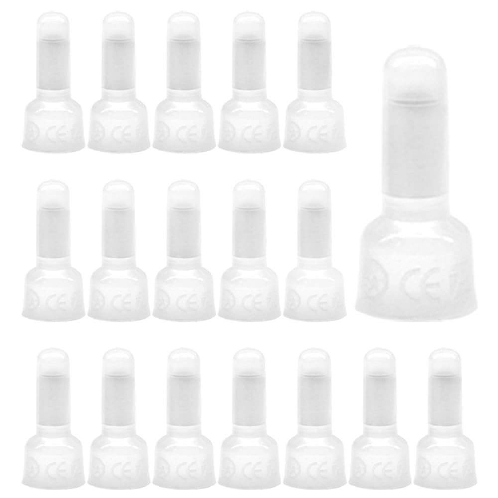 CEEYSEE 100Pcs Closed End Wire Connectors Nylon Crimp Caps Crimp Closed Line Splice Terminals Connectors (CE2)