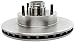 ACDelco 18A1120A Advantage Non-Coated Front Disc Brake Rotor and Hub Assembly primary