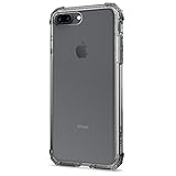 Spigen Crystal Shell iPhone 7 Plus Case with Clear back panel and Reinforced Corners on TPU bumper for iPhone 7 Plus 2016 - Dark Crystal