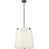 Z-Lite 3502P18-MB Weston Pendant, 5-Light 300 Total Watts, Matte Black