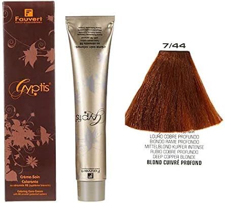 Fauvert Professionnel Gyptis Hair Color 7 44 Deep Copper Blonde