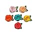 32pcs Baby Girls Felt Flower Hair Clips Toddler Tinny Flower Alligator Clips Hair Accessories Clips by Yazon