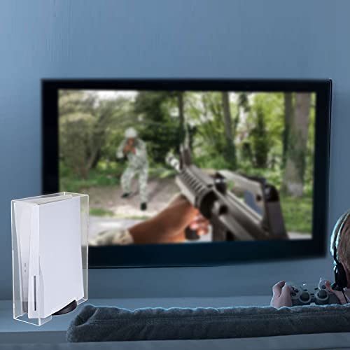 BBT BAMBOOST Clear Acrylic Dust Cover for PS5, Dust Guard for PS5