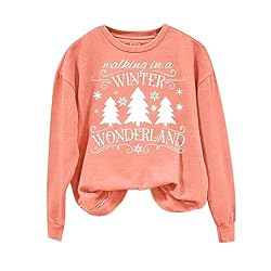 Plus Size Funny Christmas Shirts for Women Long