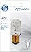 GE Lighting 35154-12 Appliance Double Contact Bayonette Base Bulb, 15-Watt