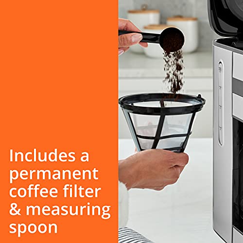 Krups Simply Brew Stainless Steel Drip Coffee Maker 10 Cup 900 Watts