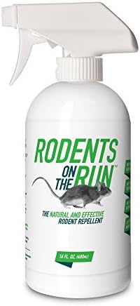 K3 Brands Rodents on the Run Natural Indoor and Outdoor Pest Control and Rodent Repellent with Peppermint Oil - Deters Pests Naturally the First Time