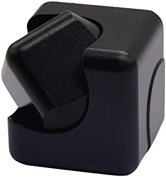 Jozabova Anti-anxiety Cube Hand Spinner, New Style Rubik's Cube High Speed Stress Reducer EDC Fidget Finger Spinner Toy with Ceramic Bearing ADHD Focus Anxiety Relief Toys (Black)