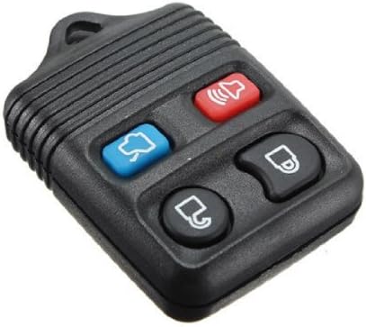 KEMANI New Remote Entry Key Fob Keyless Case Shell Replacement For Ford 4 Button Keyless Entry Key Remote FOB Shell Case No chips Inside