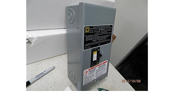 SCHNEIDER ELECTRIC Molded Case 240-Volt I-Phase 60-Amp 1 QO260NATS Switch No Fuse 600V 100A Nema 4X N - Electrical Equipment - Amazon.com