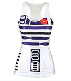Amoluv Hot Fashion Women Star Wars Printed Sleeveless T Shirt Vest Tank Tops
