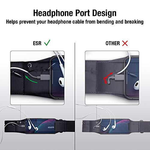 ESR Buiktas sport voor mobiele telefoon en smartphone; verstelbare klittenband; kleine, elastische joggingtas met… - Image 4