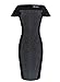 VfEmage Women's Celebrity Optical Illusion Slimming Wear to Work Bodycon Dress