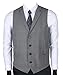 Ruth&Boaz Men's 2Pockets 4Buttons Business Tailored Collar Suit Vest