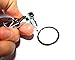 Mehr Classic Attachable Valet Key Chain - Car Keychain - Modern Silver