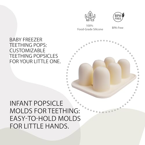 BIGSPINACH Frozen Breastmilk Teether for Soothing Baby's Gums Baby Food