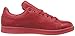 adidas Originals Men's Stan Smith Legacy Sneaker, Scarlet/Scarlet/Scarlet, 10.5