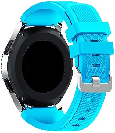 Balerion 20mm 22mm Silicone Watch Band,Water-Resistent Sport Silicone wirstband for Samsung Galaxy Watch 42mm 46mm
