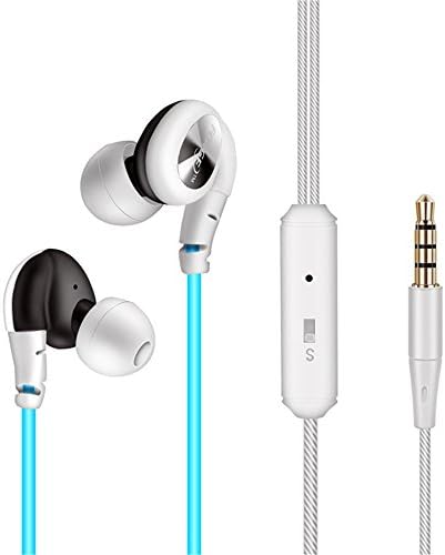 YIFAFESU In-Ear Earbuds Sweatproof Sport Earbuds headset Earphones Noise Isolating headphone earbuds with microphone(S800-white)