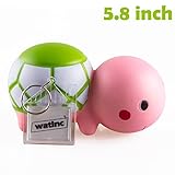WATINC 1 pcs Jumbo Animal squishies Kawaii turtle Squishy Slow Rising Sweet Scented Vent Charms Kid Toy, Stress Relief Toy Lovely Toy Animals Gift Fun Large( Pink turtle)