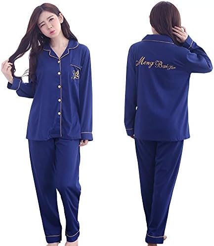 Tufu Women's Long Sleeves Two-Piece Nightdress Pajamas PJ Set