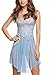 Avidlove Women Lingerie Gown Forky Nightwear Mesh Babydoll Dress Lace Chemises Nightie