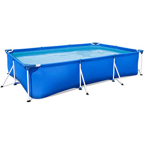 AEU Small Frame Swimming Pool 220X150x60 cm Schwimmbecken Schwimmbad Mit Extra-Zubehör: Unterlegplane, Schwimmbecken…