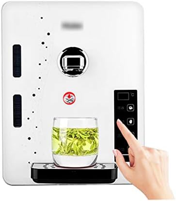 Kitchen Fixtures Hot Water Dispenser Wall-mounted Water Dispenser Speed Hot Office Water Dispenser Tempered Glass Panel (Color : White, Size : 31 * 7.6 * 39.8cm)