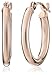14k Rose Gold Round Hoop Earrings (0.6'' Diameter)