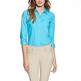 Ariat Women's Kirby Fitted Button-Down Shirt, Turquoise, Large
