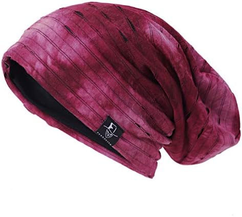 Ruphedy Mens Slouchy Beanie Skull Cap Summer Thin Baggy Oversized Knit Hat B301