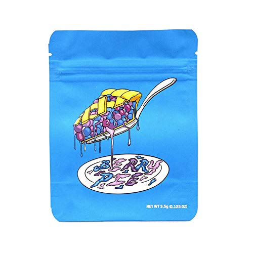 50 Pcs Cookies Pancakes Premium,HeatSeal Smellproof Mylar Bags