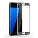 Galaxy S7 Edge Glass 3D Screen Protector, Imikoko 0.2mm 3D Full Coverage Tempered Glass Screen Protector for Samsung Galaxy S7 Edge-Black (Black)