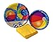 Summer Pool Play Party Supply Pack! Bundle Includes Paper Plates & Napkins for 8 Guests