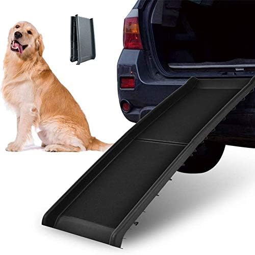 折りたたみ犬ペットランプ 大型犬の車の滑り止めの表面犬の傾斜