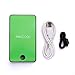 20ag Portable Handheld Mini Air Conditioner Cool Cooling Fan Travel USB Rechargeable Packet Style Green