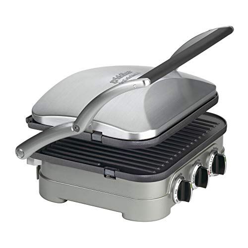 Stainless Steel Cuisinart Griddler Waffle Plates Cuisinart 5-in-1