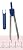 EKG ECG Caliper Electrocardiogram Divider - Blue