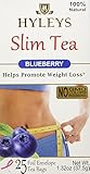 Hyleys Tea Slim Tea, Blueberry, 1.32 Ounce, 25 Tea Bags