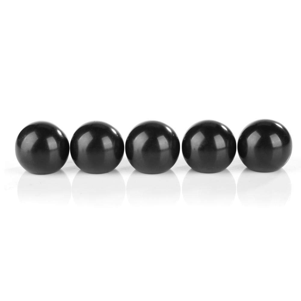 Vikye Ball Knob Handles, 5pcs BM6×25 Round Bakelite Ball Gear Lever Shift Knob Machine Tool Replacement Copper Insert, Machine Handle Knob, Game Ball Handle