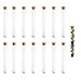 KINDPMA 15 Pcs 30ml Plastic Test Tubes 20X150mm Lab Tubes Candy Tubes with Cork Stoppers Glass Vials for Bath Salts for Scientist Nerds Party Halloween Wedding Party Decor