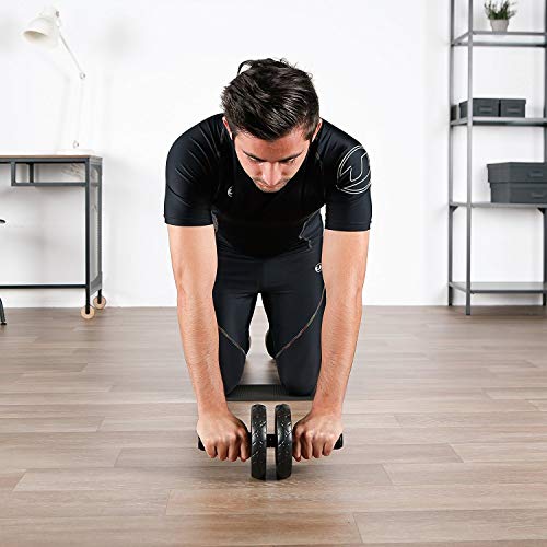 Bisgear-Ab-Roller-Wheel-3-in-1-AB-Roller-Kit-with-Premium-Jump-Rope-Knee-Pad-Perfect-Home-Gym-Exercise-Equipment-Core-Fitness-Workout-Machine-for-Men-Women-Abdominal-Exercise