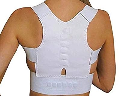 TEG12 *NEU* Geradehalter HALTUNGS STABILISATOR für aufrechtes sitzen/stehen - Größenbereich M+ bis L - mit 12 MAGNETEN a 800 