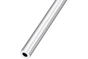 METALLIXITY 6063 Aluminum Tube (14mm OD x 8mm ID x 300mm L), Aluminum Round Tubing - for Home Furnishing, Machinery, DIY Handicraft